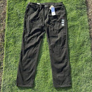 NWT Levis 541 Athletic Taper Flex Stretch Black Jeans Mens Size 42x36